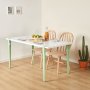 HANAH HOME Trpezarijski sto Eurotas WhiteMint Green - slika 2