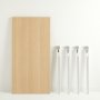 HANAH HOME Trpezarijski sto Eurotas WoodenWhite - slika 4