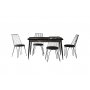 HANAH HOME Trpezarijski sto Metal Otomatik 1173 - slika 1