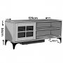 HANAH HOME TV polica Revival 125Lk White (801CMY3003) - slika 5