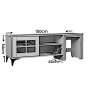 HANAH HOME TV polica Revival Whtite (801CMY3013) - slika 5