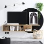 HANAH HOME TV polica Pan DEC0069 (393MRD1265) - slika 1