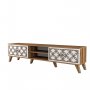 HANAH HOME TV polica Class Walnut White (845HCT3005) - slika 1