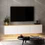 HANAH HOME TV polica Neon White v2 (382NRC1123) - slika 3