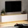 HANAH HOME TV polica Neon White v2 (382NRC1123) - slika 4