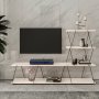 HANAH HOME TV polica Ilgaz White (854KLN4328) - slika 2