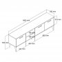 HANAH HOME TV polica Exxen 1585 (389MZA1177) - slika 5