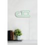 WALLXPERT Zidna LED dekoracija, SANKE Deda Mraza, zelene - slika 3