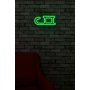 WALLXPERT Zidna LED dekoracija, SANKE Deda Mraza, zelene - slika 4