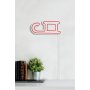 WALLXPERT Zidna LED dekoracija, SANKE Deda Mraza, crvene (395NGR1953) - slika 3