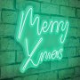 WALLXPERT Novogodišnje LED osvetljenje Merry Christmas Green (395NGR1950) - slika 1