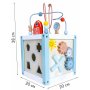 ECO TOYS Drvena radionica sto sa alatom 32 elementa (1172) - slika 5