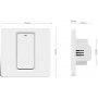 GEMBIRD ZIGBEE-SWITCH-DS101 WiFi Pametni kućni prekidač svetla - slika 2