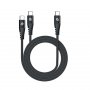 CELLY Kabl za punjenje USB-C na 2 USB-C 100W POWER DELIVERY - slika 1