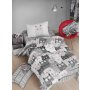 L`ESSENTIEL MAISON Posteljina (135 x 200) Duvarda Kediler Grey - slika 1