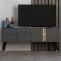 HANAH HOME TV polica Eagle Anthracite (327ODS1142) - slika 1