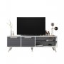 HANAH HOME TV polica Noyan White Anthracite (327ODS1116) - slika 5