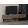 HANAH HOME TV polica Veas Anthracite Walnut (327ODS1135) - slika 3