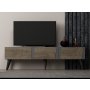 HANAH HOME TV polica Veas Anthracite Walnut (327ODS1135) - slika 2