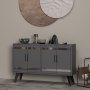 HANAH HOME TV polica Ilda Anthracite (327ODS1133) - slika 3