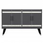 HANAH HOME TV polica Ilda Anthracite (327ODS1133) - slika 1