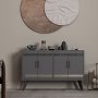 HANAH HOME TV polica Ilda Anthracite (327ODS1133) - slika 2