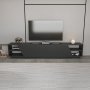 HANAH HOME TV polica Rhodes Anthracite (322RTC2442) - slika 2