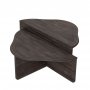 HANAH HOME Sto za dnevnu sobu Altopiano Anthracite - slika 1