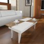 HANAH HOME Sto za dnevnu sobu Castrum White Walnut - slika 2