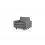 Atelier del Sofa Fotelja Lungo Light Grey - slika 5