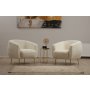 Atelier del Sofa Fotelja Eses Cream Bouclette - slika 3