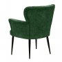 HANAH HOME Fotelja Paris Black Metal Khaki - slika 2