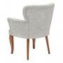 HANAH HOME Fotelja Paris Walnut Wooden Cream - slika 3