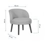 Atelier del Sofa Fotelja Nice Cream - slika 5