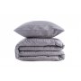 L`ESSENTIEL MAISON Satenska posteljina (140 x 200) Lilyum Grey - slika 2