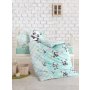 L`ESSENTIEL MAISON Ranforce posteljina za bebe Panda Mint - slika 1
