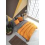 L`ESSENTIEL MAISON Poplin posteljina (160 x 220) Diamond Orange Anthracite - slika 1