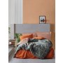 L`ESSENTIEL MAISON Ranforce posteljina (240 x 220) Stark Cinnamon - slika 1