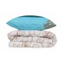 L`ESSENTIEL MAISON Ranforce posteljina (240 x 220) Katre Turquoise - slika 2