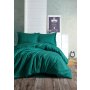 L`ESSENTIEL MAISON Premium satenska posteljina Stripe Petrol Green - slika 1