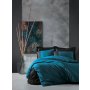L`ESSENTIEL MAISON Ranforce posteljina (200 x 220) Plain Petrol Blue - slika 1