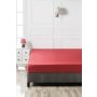 L`ESSENTIEL MAISON Ranforce dušečni čaršav (90 x 200) Red - slika 1