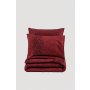 L`ESSENTIEL MAISON Ranforce komplet posteljina (160 x 220) Sooty Claret Red - slika 1
