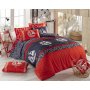 L`ESSENTIEL MAISON Ranforce posteljina (155 x 200) Marine Red - slika 1
