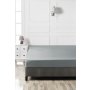 L`ESSENTIEL MAISON Ranforce dušečni čaršav (90 x 190) Dark Grey - slika 3