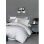 L`ESSENTIEL MAISON Satenski dušečni čaršav (140x200) De Light Grey - slika 1