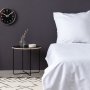 L`ESSENTIEL MAISON Satenski dušečni čaršav (140x200) De White - slika 1