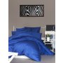 L`ESSENTIEL MAISON Satenski dušečni čaršav (160x200) De Dark Blue - slika 1