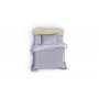 L`ESSENTIEL MAISON Satenska posteljina (135x200) Lilyum Grey - slika 2
