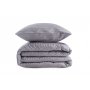 L`ESSENTIEL MAISON Satenska posteljina (135x200) Lilyum Grey - slika 3
